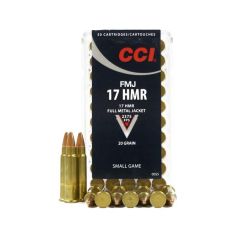 CCI 17 HMR 20 GR FMJ 50 RDS (0055)              .     (FREE Shipping! Orders $250-$2000!)