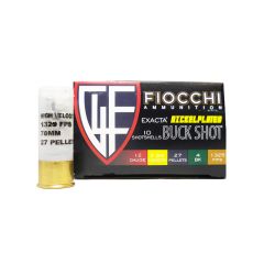 Fiocchi High Velocity 12 Gauge 2.75" #4 Buck 10/bx    
