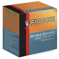 Fiocchi Optima Specific High Velocity 12Ga 2-3/4" #8 Shot 1-1/4oz 25/bx (12HV8)             .