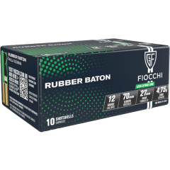 Fiocchi Rubber Baton Slug 12 GA. 2-3/4 1 oz (12LEBAT/12LEBA10)                ($3.99 Shipping! Orders $200-$2000)