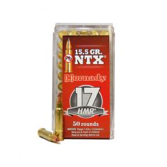HORNADY 17 HMR 15.5 GR NTX 50 ROUNDS (83171)            ($2.99 Shipping on orders $250-$2000)
