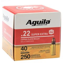 Aguila Super Extra 22 LR 40 gr High Velocity Solid Point