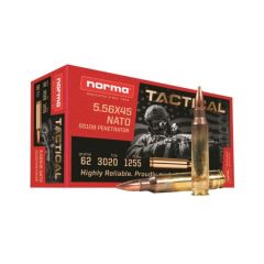Norma Tactical 5.56x45mm NATO 62 Gr SS109 Penetrator 50 ct (2420707)       ($2.99 Shipping on orders $250-$2000)