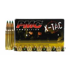 PMC X-TAC 5.56 NATO Ammunition M855 FMJ, 62 Grain 20/bx (556K)               (FREE Shipping! Orders $250-$2000!)