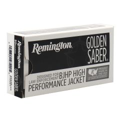 Remington Golden Saber 45 ACP 185gr Brass Jacketed Hollow Point (JHP) 20ct (GS45APAB)               ($3.99 Shipping on orders $200-$2000!)