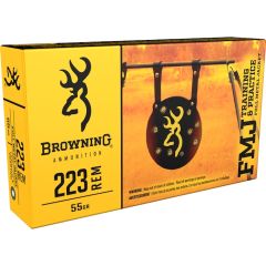 Browning 223 Rem 55 gr FMJ (B192802231)             ($3.99 Shipping! Orders $200-$2000)