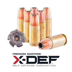 Freedom X-DEF Defense 9mm Luger 115gr Hollow Point (HP) New +P     
