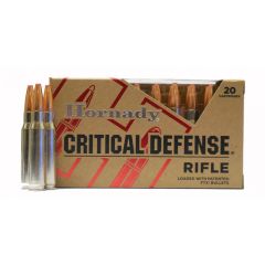 Hornady Critical Defense 308 Win. 155 GR. FTX 20 RDS (80920)   (FREE Shipping! Orders $250-$2000!)