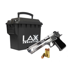 LAX Ammunition 44 Mag 240 gr (Desert Eagle Load) New 100 ct w/ FREE Ammo Can               