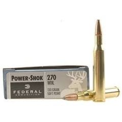 Federal 270 Win Power-Shok F270A 130 gr SP 20 rounds (270A)        ($4.99 Shipping on orders $200-$2000!)