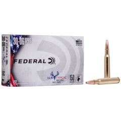 Federal 30-06Sprg 150gr SP NON TYPICAL 20ct (3006DT150)    ($4.99 Shipping on orders $200-$2000!)