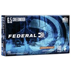 Federal 6.5 Creedmoor 140Gr JSP Power Shok 20ct (65CRDB)        .     (FREE Shipping! Orders $250-$2000!)
