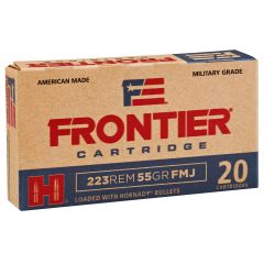 Hornady 223 Rem 55 gr FMJ Frontier (FR100)           . ($2.99 Shipping on orders $250-$2000)