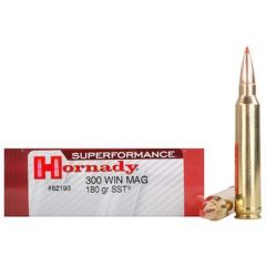 Hornady 300 Win Mag 180 gr SST Superformance (82193)              . ($2.99 Shipping on orders $250-$2000)