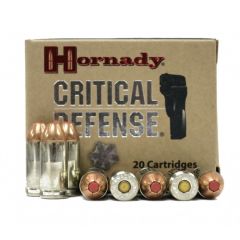 Hornady Critical Defense 40 S&W 165 GR FTX 20 RDS      FREE SHIPPING on orders over $300