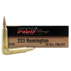 PMC Bronze 223 Rem 55 gr FMJBT 200 round Battle Pack  (223ABP)     (FREE Shipping! Orders $250-$2000!)