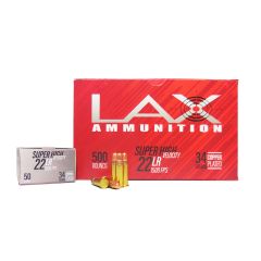 LAX Ammunition 22 LR 34 GR Super High Velocity 1500 FPS 500 ROUNDS        