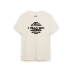 Freedom Logo Natural Tee    ($3.99 Shipping on orders $200-$2000!)