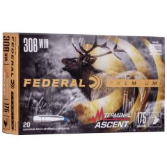 FEDERAL 175 GR TERMINAL ASCENT .308 WIN AMMO