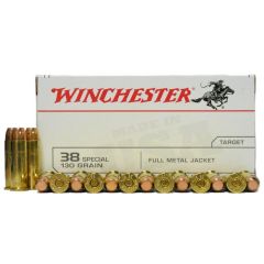 Winchester 38 Special 130 gr FMJ 100ct (USA38SPVP)        (FREE Shipping on orders $200-$2000!)