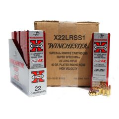 Winchester Super X 22 LR 40gr      FREE SHIPPING on orders over $300