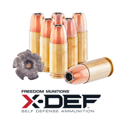 Freedom X-DEF Defense 9mm Luger 115 gr Hollow Point (HP) New +P                                                      (Free Shipping! Orders $175-$2000)