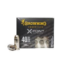 Browning .40 S&W 180 GR X-POINT 20 ROUNDS (B191700402)                                         
