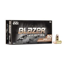 CCI 9mm Luger 115 gr FMJ Blazer Brass (5200)               ($5 Shipping! Orders $200-$2000)