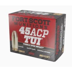 Fort Scott Munitions 45 ACP 180gr TUI (FS45MM180_TBU)  (Clearance Sale!) 