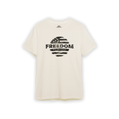 Freedom Logo Natural Tee                                              