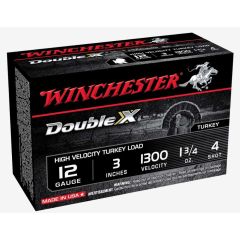 Winchester Double X 12 GA 3in 1-3/4oz #4 Shot 10 Rounds (STH1234)                             (Free Shipping! Orders $175-$2000)