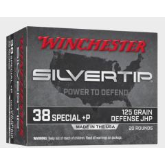 Winchester 38 Special +P 125gr JHP (W38PST)    (Free Shipping! Orders $175-$2000)