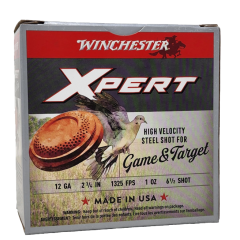 Winchester Xpert High Velocity Steel Shot 12 GA 2 3/4" 1 oz #6.5 25ct (WE12GT65)                                     (Free Shipping! Orders $175-$2000)