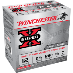 Winchester Xpert 12 GA 2 3/4" 1 oz #7 Shot 25ct (WE12GT7)                                           (Free Shipping! Orders $175-$2000)