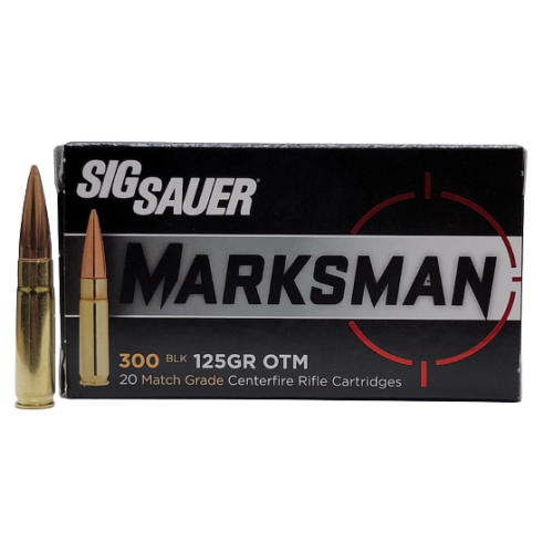 Sig Sauer 300 BLK 125 GR OTM 20 RDS (E300A1)    ($4.99 Shipping on orders $200-$2000!)