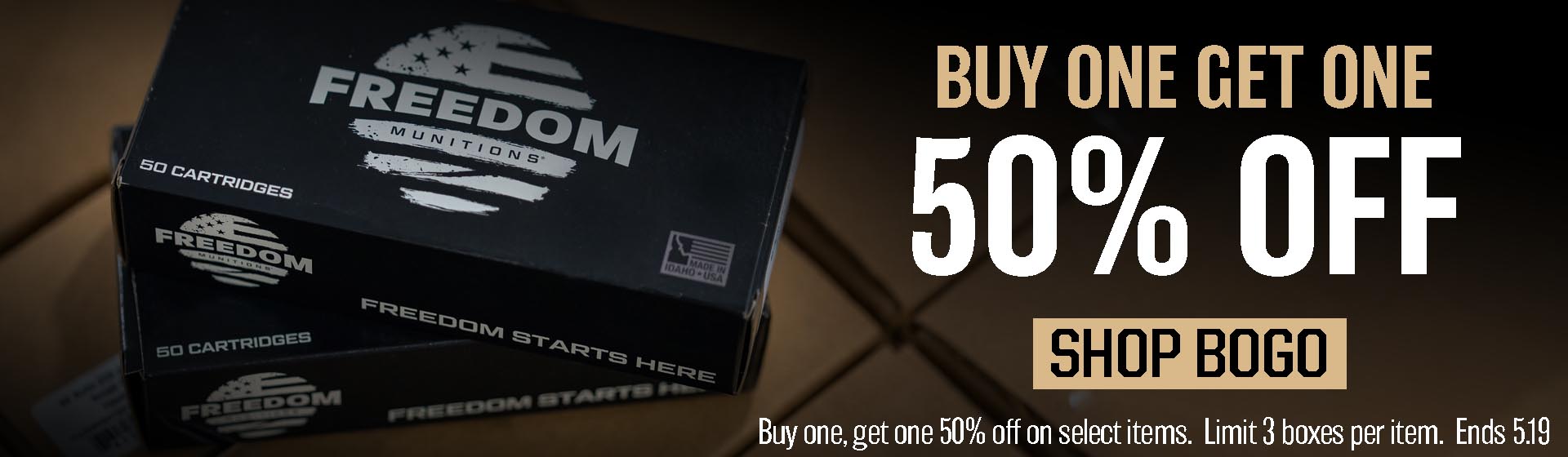 BOGO 50% Off Select Items! 