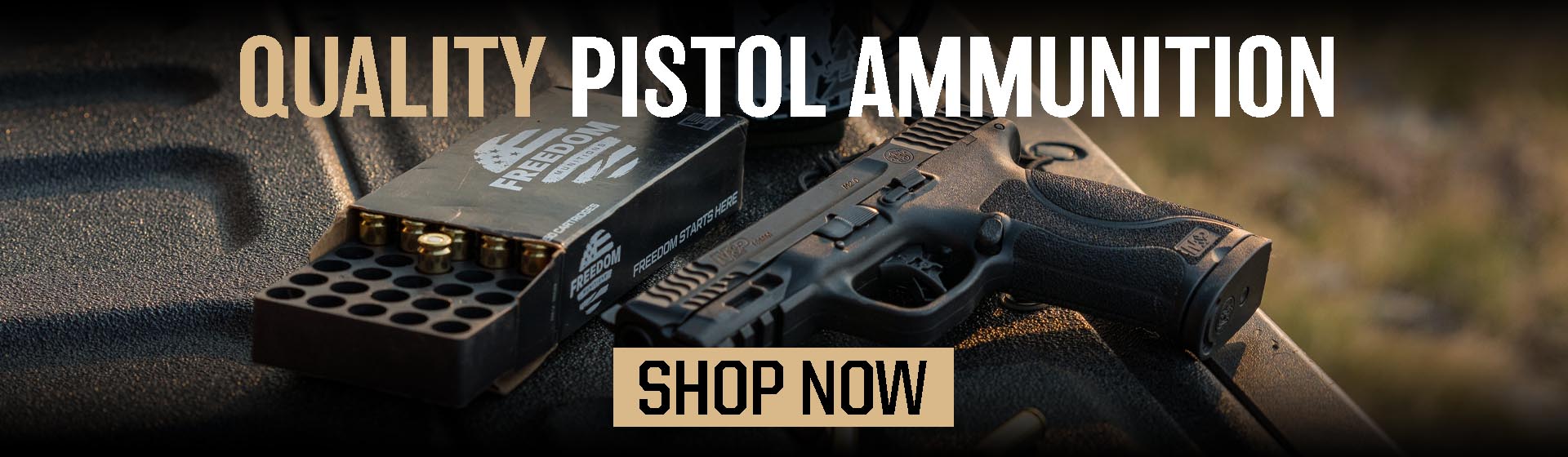 Quality, USA Made Pistol Ammo
