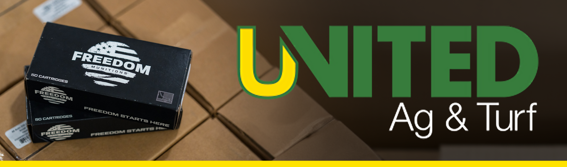 Freedom Munitions ammo now available in select United Ag & Turf stores. Live near a store? Visit them and save on shipping!